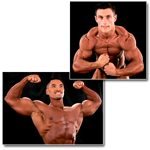 2007 NPC National Bodybuilding Championships Men's Backstage Posing Part 1