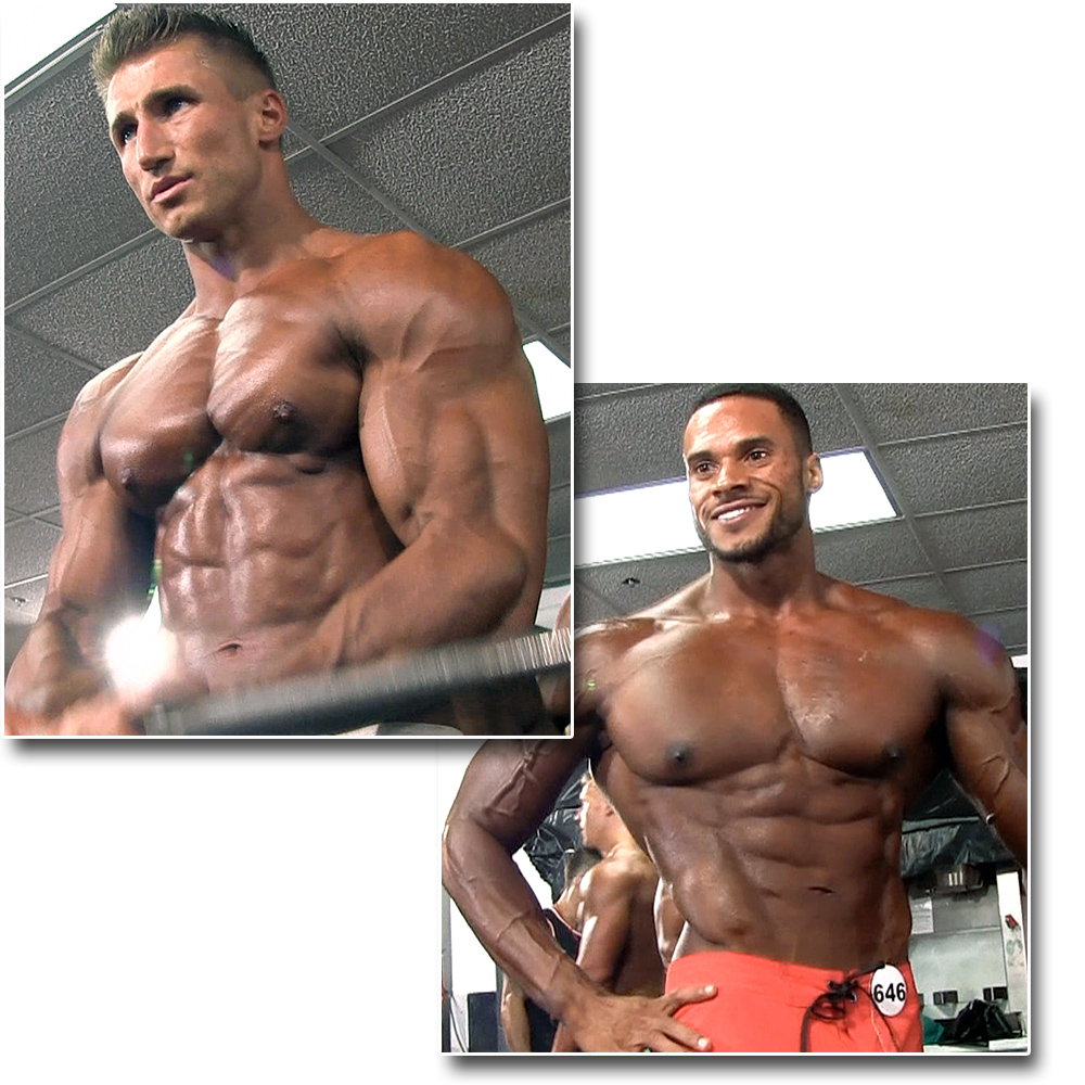 2014 NPC Junior Nationals Men’s Physique Pump Room Part 2