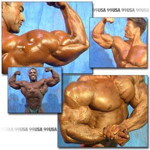 1999 NPC USA Men's Backstage Posing Part 2