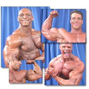 2001 NPC USA Men's Backstage Posing Part 3