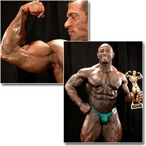 2013 NPC Masters Nationals Men's Backstage Posing (Over 40 Pt. 2)