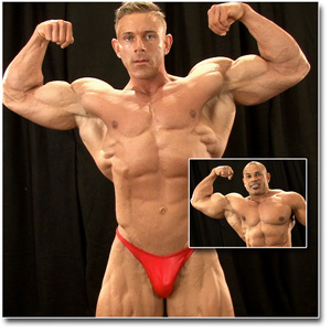 2013 NPC National Championships Men's Bodybuilding Backstage Posing Part 2