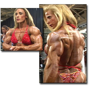 2002 NPC Nationals Women's Bodybuilding Pump Room