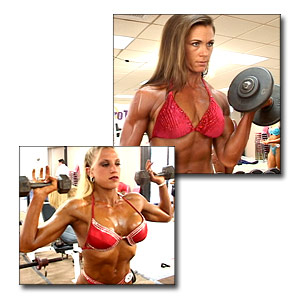 2003 NPC USA Women's Fitness Pump Room