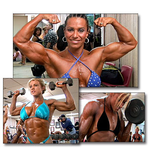 2005 NPC USA Women's Bodybuilding Pump Room