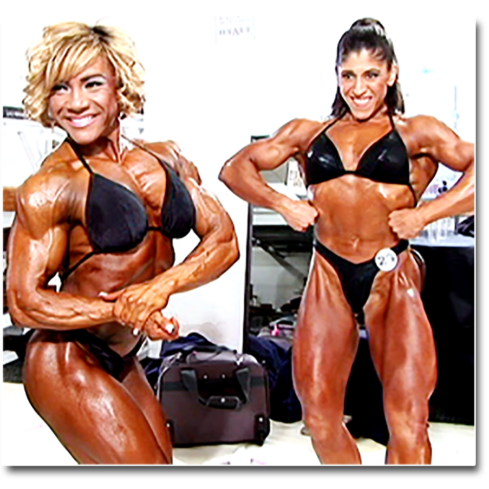 2008 NPC National Bodybuilding Championships Women’s Pump Room Part One