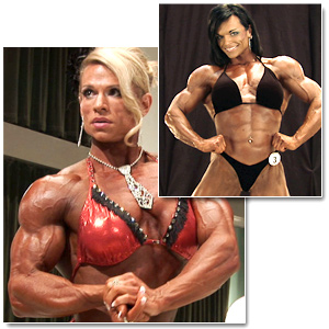 2010 IFBB PBW Tampa Pro Championships Women's Backstage Posing & Pump Room