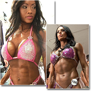 2012 NPC Nationals Women's Figure Pump Room