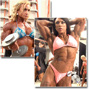 2013 NPC National Championships Women's Bodybuilding Pump Room