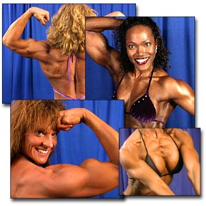 2000 NPC Junior USA Women's Backstage Posing