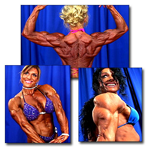 2004 NPC National Championships Women's Bodybuilding Backstage Posing