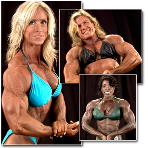 2011 NPC Masters Nationals Women's Bodybuilding Backstage Posing