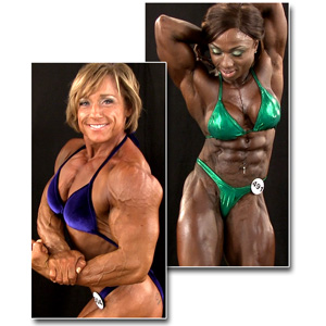 2013 NPC National Championships Women's Bodybuilding Backstage Posing