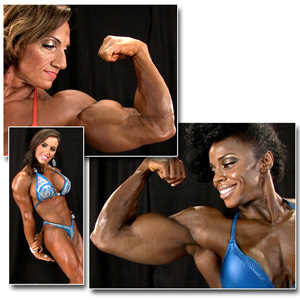2014 NPC Nationals Women's Bodybuilding & Physique Backstage Posing